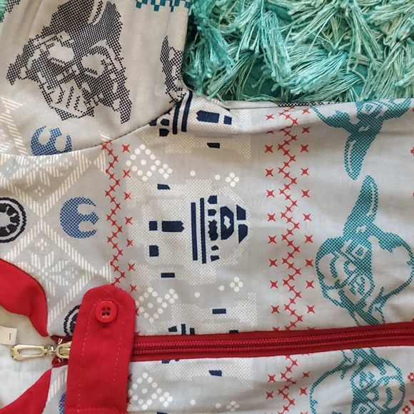 nwot infant 6 mos star wars sleeper zipper front - Picture 2 of 3